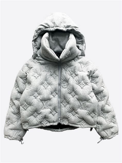 louis vuitton grey puffer|louis vuitton grey puffer jacket.